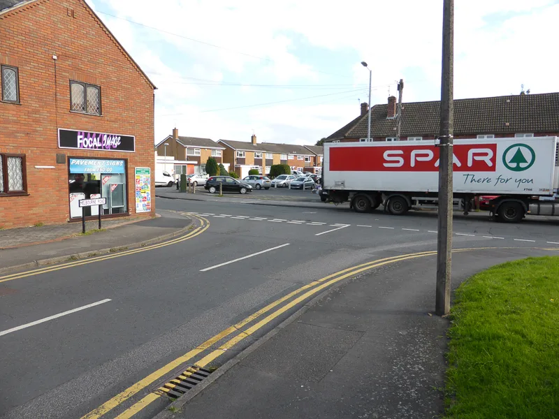 A residential street in the Sidemoor district of Bromsgrove. Bins have to be at the kerbside by 7am, and crews are working from 6:30am this fortnight because of the heat